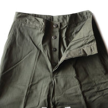 Load image into Gallery viewer, NOS 1940's "USN" HBT TROUSER (W32)