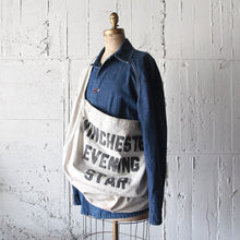 Load image into Gallery viewer, VINTAGE "WINCHESTER EVENING STAR" CANVAS NEWSPAPER BAG