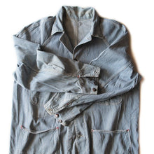 Load image into Gallery viewer, 1940's "PAY DAY" HICKORY STRIPE WORK JACKET (LARGE)