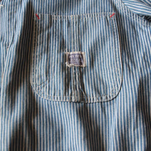 Load image into Gallery viewer, 1940's "PAY DAY" HICKORY STRIPE WORK JACKET (LARGE)
