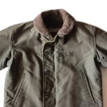 Load image into Gallery viewer, 1940's "USN" N-1 DECK JACKET MINT CONDITION (38)