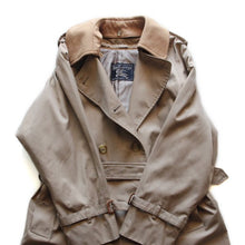 Load image into Gallery viewer, OLD "BURBERRY'S" LONG TRENCH COAT MINT CONDITION (UNISEX)