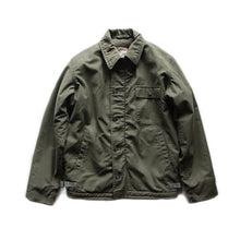 Load image into Gallery viewer, 1970's "USN" A-2 DECK JACKET WITH STENCIL (MEDIUM)