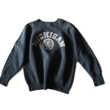 画像をギャラリービューアに読み込む, 1950's〜 "UNIVERCITY OF MICHIGAN" COTTON SWEAT SHIRT (X-LARGE)