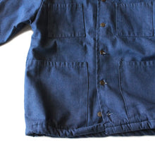 Load image into Gallery viewer, NOS 1980's "SPORTS WEAR" BLANKET DENIM JACKET (SMALL & MEDIUM)