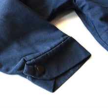 Load image into Gallery viewer, NOS 1980's "SPORTS WEAR" BLANKET DENIM JACKET (SMALL & MEDIUM)