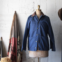 Load image into Gallery viewer, NOS 1980's "SPORTS WEAR" BLANKET DENIM JACKET (SMALL & MEDIUM)
