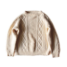 画像をギャラリービューアに読み込む, OLD FISHERMAN WOOL SWEATER MINT CONDITION (UNISEX)