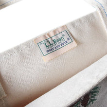 画像をギャラリービューアに読み込む, 1980's "L.L.BEAN" PRINTED TOTE BAG MINT CONDITION