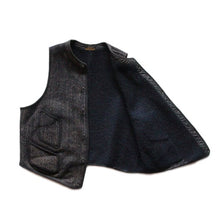 画像をギャラリービューアに読み込む, 1940's BROWNS BEACH WOOL VEST (LARGE)
