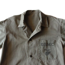 Load image into Gallery viewer, 1940's "USMC" HBT JACKET MINT CONDITION (MEDIUM)