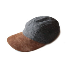 Load image into Gallery viewer, 1980's "LLBEAN" LEATHER & WOOL HUNTING CAP (60cm ~)