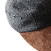 Load image into Gallery viewer, 1980's "LLBEAN" LEATHER & WOOL HUNTING CAP (60cm ~)