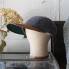 Load image into Gallery viewer, 1980's "LLBEAN" LEATHER & WOOL HUNTING CAP (60cm ~)