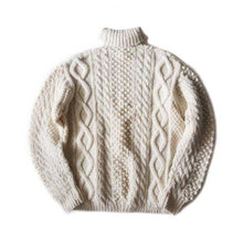 画像をギャラリービューアに読み込む, OLD TURTLE NECK FISHERMAN SWEATER (X-LARGE)