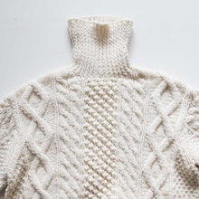 画像をギャラリービューアに読み込む, OLD TURTLE NECK FISHERMAN SWEATER (X-LARGE)