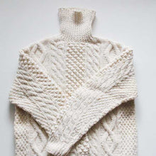 画像をギャラリービューアに読み込む, OLD TURTLE NECK FISHERMAN SWEATER (X-LARGE)