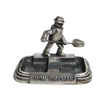 Load image into Gallery viewer, VINTAGE "IRON FIREMAN" METAL ADVERTISING