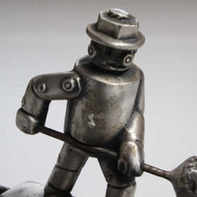 Load image into Gallery viewer, VINTAGE "IRON FIREMAN" METAL ADVERTISING