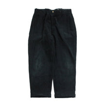 画像をギャラリービューアに読み込む, 1940's "CAN'T BUSTEM" BLACK CORDUROY WORK TROUSER (W34)