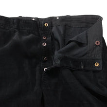 画像をギャラリービューアに読み込む, 1940's "CAN'T BUSTEM" BLACK CORDUROY WORK TROUSER (W34)