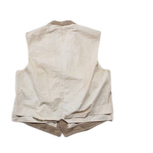 Load image into Gallery viewer, ANTIQUE HEAVY LINEN SUIT VEST (MEDIUM)