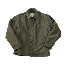 Load image into Gallery viewer, 1980's "USN" A-2 DECK JACKET (LARGE) MINT CONDITION