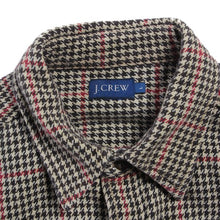 Load image into Gallery viewer, USED "J.CREW" HOUNDSTOOTH FLANNEL SHIRT (LARGE)