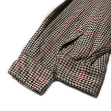Load image into Gallery viewer, USED "J.CREW" HOUNDSTOOTH FLANNEL SHIRT (LARGE)