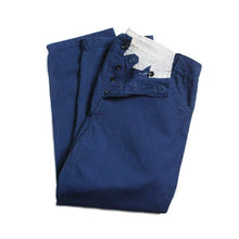 Load image into Gallery viewer, ~ 1940's FRENCH INDIGO COTTON WORK PANTS (W32-W36) MINT CONDITION