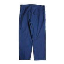 Load image into Gallery viewer, ~ 1940's FRENCH INDIGO COTTON WORK PANTS (W32-W36) MINT CONDITION