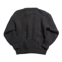 画像をギャラリービューアに読み込む, OLD "DONEGAL" GRAY FISHERMAN SWEATER (UNISEX) MINT CONDITION