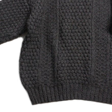 画像をギャラリービューアに読み込む, OLD "DONEGAL" GRAY FISHERMAN SWEATER (UNISEX) MINT CONDITION