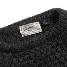 画像をギャラリービューアに読み込む, OLD "DONEGAL" GRAY FISHERMAN SWEATER (UNISEX) MINT CONDITION