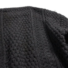 画像をギャラリービューアに読み込む, OLD "DONEGAL" GRAY FISHERMAN SWEATER (UNISEX) MINT CONDITION