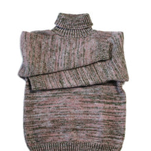 画像をギャラリービューアに読み込む, OLD MIX COLOR WOOL TURTLE NECK SWEATER (UNISEX)