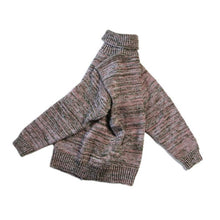 画像をギャラリービューアに読み込む, OLD MIX COLOR WOOL TURTLE NECK SWEATER (UNISEX)