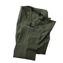 Load image into Gallery viewer, NOS 1950's "USARMY" SATEEN FATIGUE PANTS OG 107 (MEDIUM)