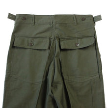 Load image into Gallery viewer, NOS 1950's "USARMY" SATEEN FATIGUE PANTS OG 107 (MEDIUM)