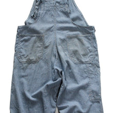 Load image into Gallery viewer, 1930's "WHITEFIELD S & C" PIN CHECK WORK OVERALL (W40)