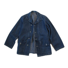 Load image into Gallery viewer, 1940's "USARMY" ZINC BUTTONS DENIM JACKET (36)