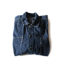 Load image into Gallery viewer, 1930's "USARMY" DENIM PULLOVER SHIRT (SMALL)