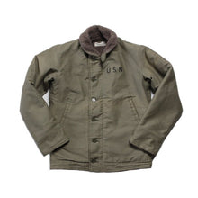 Load image into Gallery viewer, 1950's "USN" N-1 DECK JACKET WITH STENCIL (36) MINT CONDITION