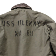 Load image into Gallery viewer, 1950's "USN" N-1 DECK JACKET WITH STENCIL (36) MINT CONDITION