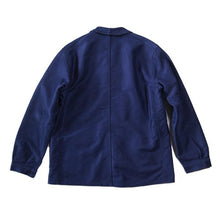 Load image into Gallery viewer, 1940's ~ FRENCH BLUE MOLESKIN WORK JACKET (LARGE) MINT CONDITION