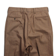 Load image into Gallery viewer, OLD STRIPE WOOL SLACKS (W35)