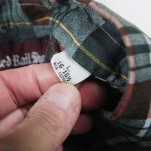 Load image into Gallery viewer, 1960's "RED RAIL SHOP" COTTON CHECK BDSHIRT (LARGE) MINT CONDITION