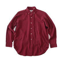 Load image into Gallery viewer, 1960's "ARROW" GINGHAM CHECK COTTON BD SHIRT (MEDIUM)
