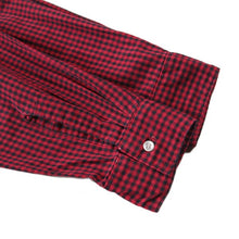 Load image into Gallery viewer, 1960's "ARROW" GINGHAM CHECK COTTON BD SHIRT (MEDIUM)