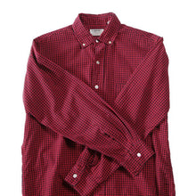 Load image into Gallery viewer, 1960's "ARROW" GINGHAM CHECK COTTON BD SHIRT (MEDIUM)